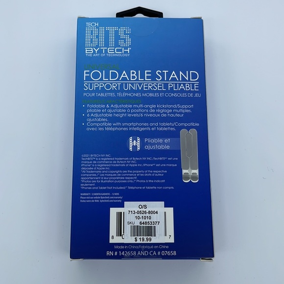 Foldable Stand for phone/tablet. Tech Bits by Tech - Picture 2 of 2